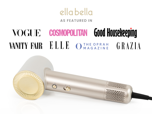 Champagne Compact Plasma Hair Dryer Premium