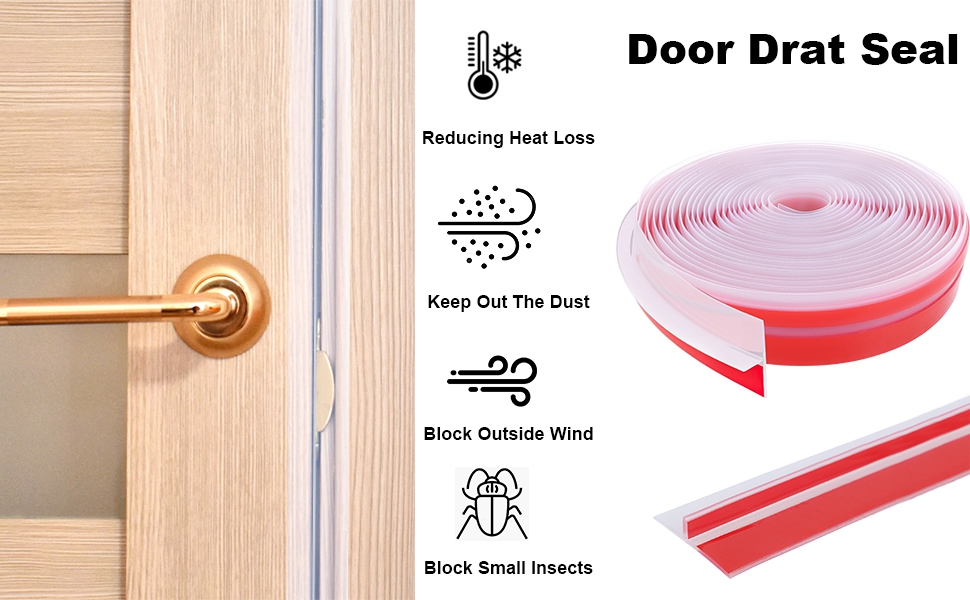 1.38&amp;#34;W x 20Ft T-Shaped Silicone Weather Stripping Seal