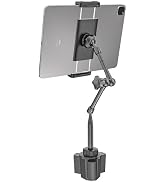 Kolasels Heavy Duty Metal Cup Holder Tablet Car Mount - Extra Long Arm | One-Touch 360° Adjustmen...