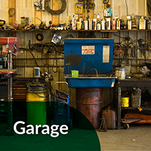 Use Simple Green All-Purpose Cleaner in the kitchen, garage, laundry, on floors &amp; carpet