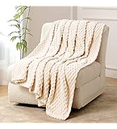 FY FIBER HOUSE Fleece Throw Blanket for Couch 300GSM Super Soft Plush Fuzzy Blankets Lap Blanket ...