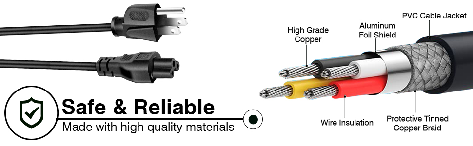 tv power cord, ps4 power cord, Samsung tv power cord, monitor power cable, computer power cord
