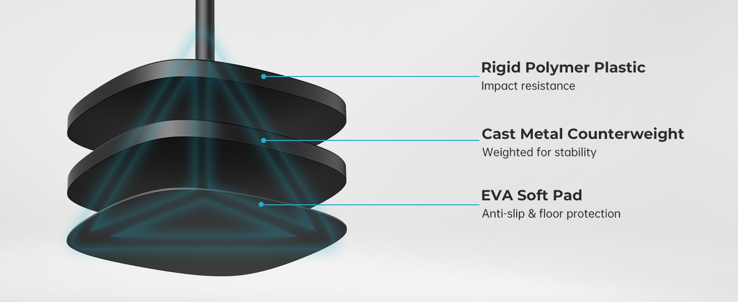 sturdy metal support for microphone