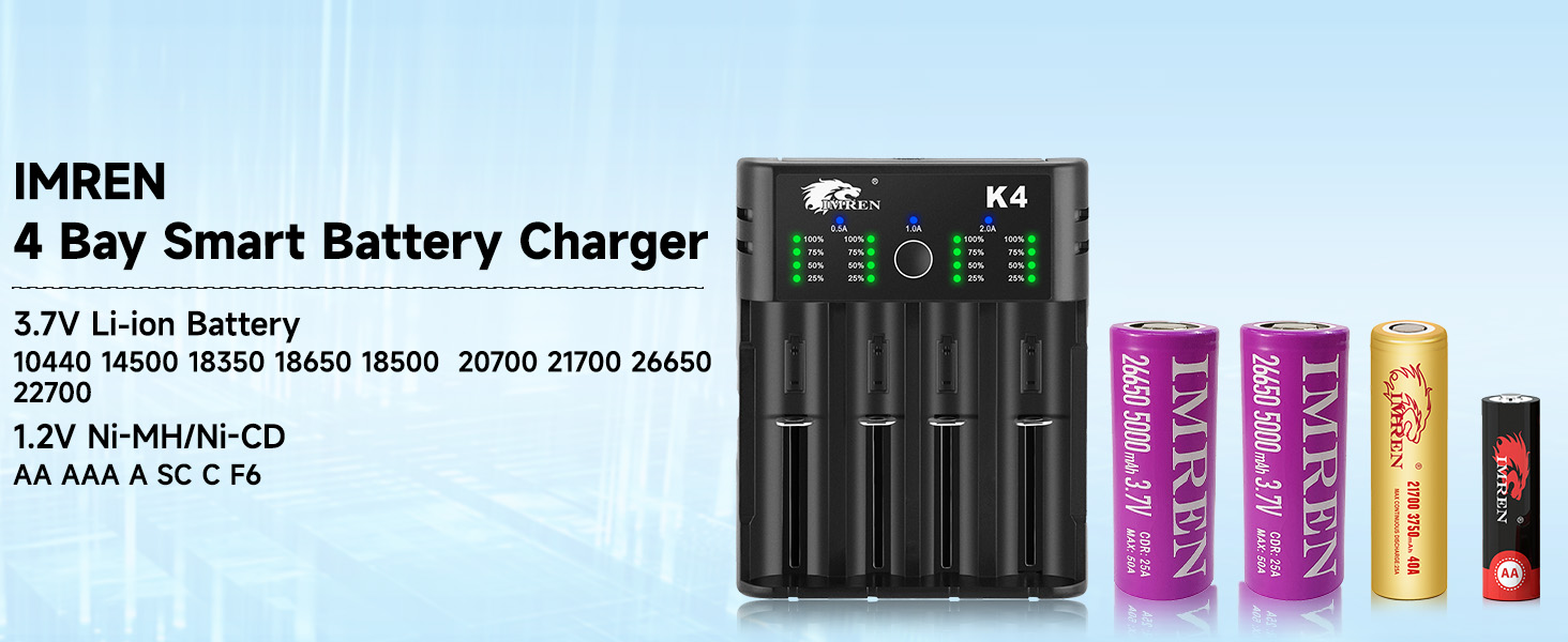 18650 battery charger 21700 battery charger