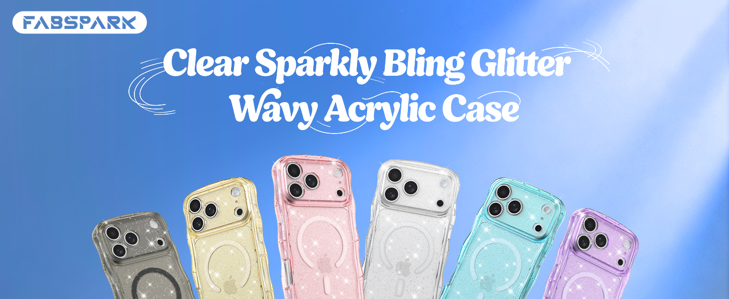 crystal Clear case transparent case magnetic case glitter case Glossy case cute case aesthetic case