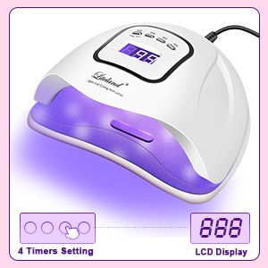 4 Timer uv led nail lamp