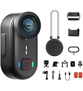 Apexcam K80 Thumb Action Camera, POV mini Body Camera 4K with Action Pod &amp; Built-in 64GB, 20MP Wi...