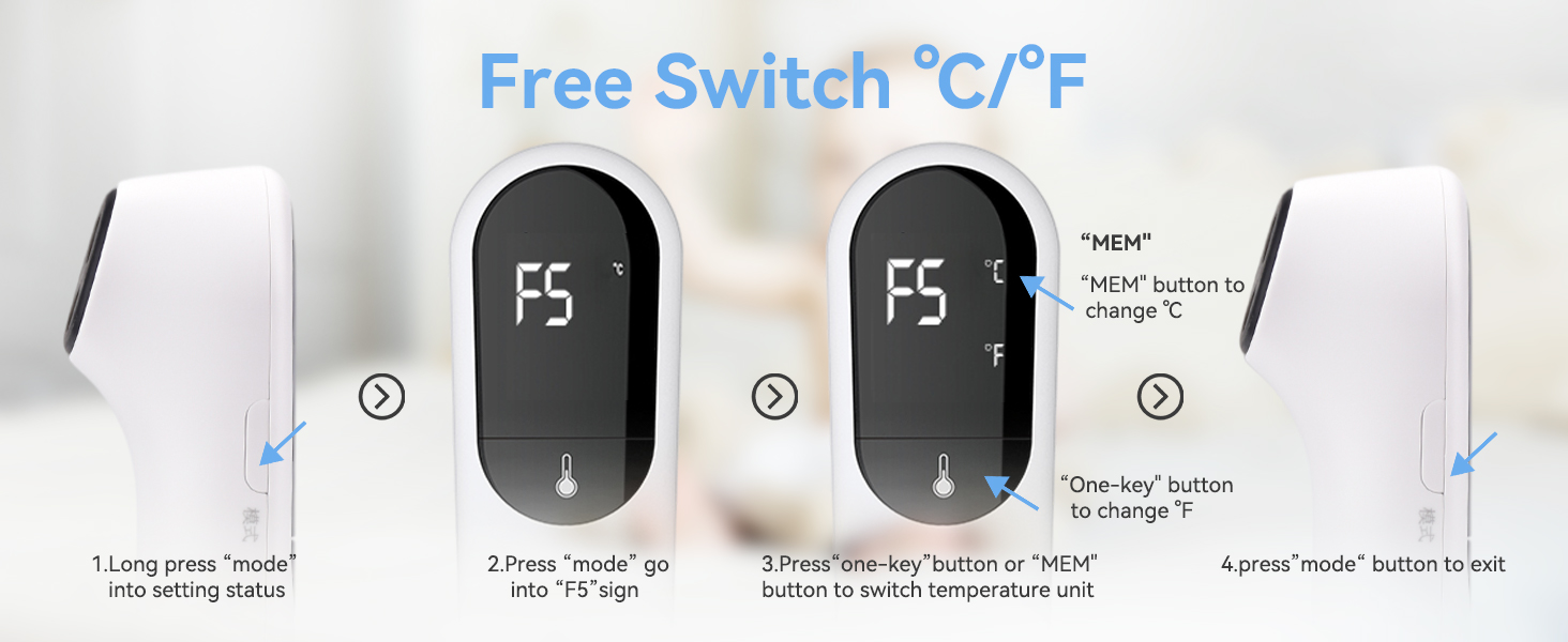 Berrcom forehead thermometer