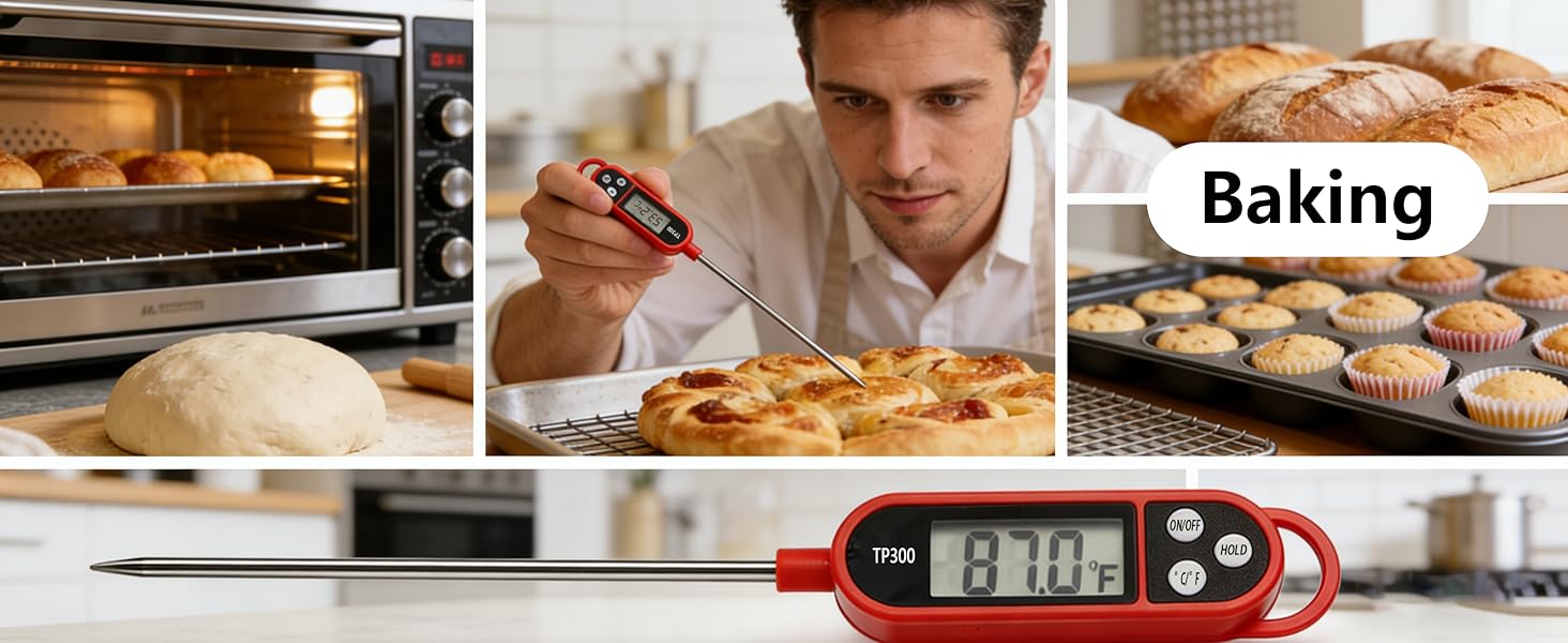 candy thermometer with pot clip