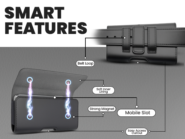leather cell phone holster phone pouch cell phone case