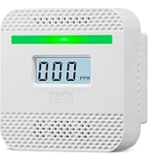 Carbon Monoxide Detector,Portable CO Alarm CO Gas Monitor Alarm with LCD Digital Display Sound Li...