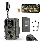 GardePro X60 Pro Max Cellular Trail Camera (Non-WiFi), 32GB Built-in Memory, Live View, Instant A...