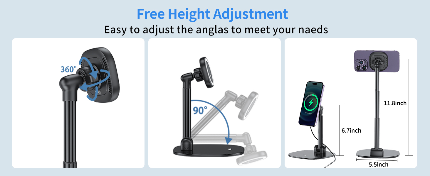 free height adjustment