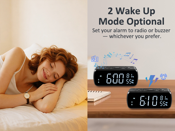 digital alarm clock for heavy sleepers clock radio alarm clock radio am fm radio