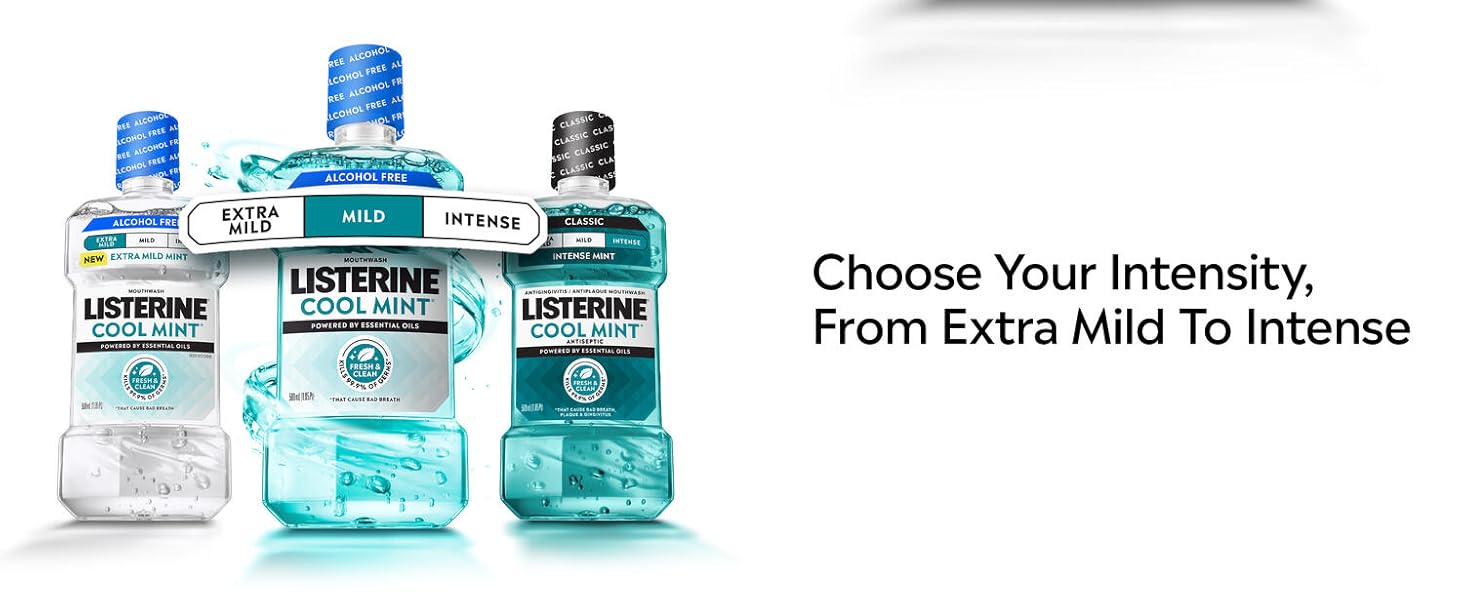 Choose your intensity from extra mild to intense