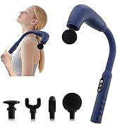 UFFAE Massage Gun with Upgraded Extension Handle, Back Massager for Pain Relief Deep Tissue, Musc...