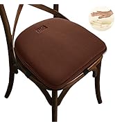 Big Hippo Chair Pads, Memory Foam Chair Seat Cushion Non Slip Rubber Back Thicken Chair Padding w...