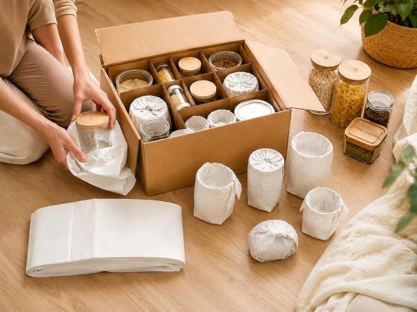 White newsprint packing paper for gift boxes and shipping