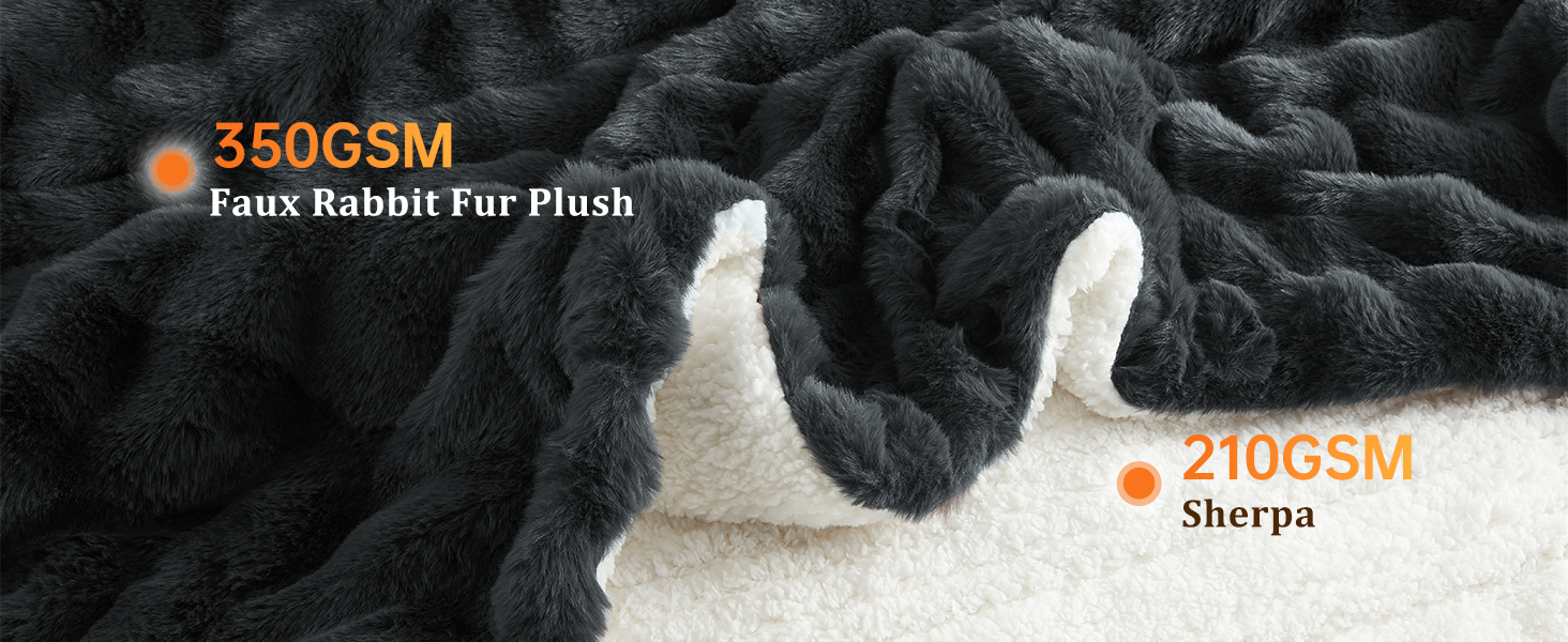 Faux Rabbit Fur Plush