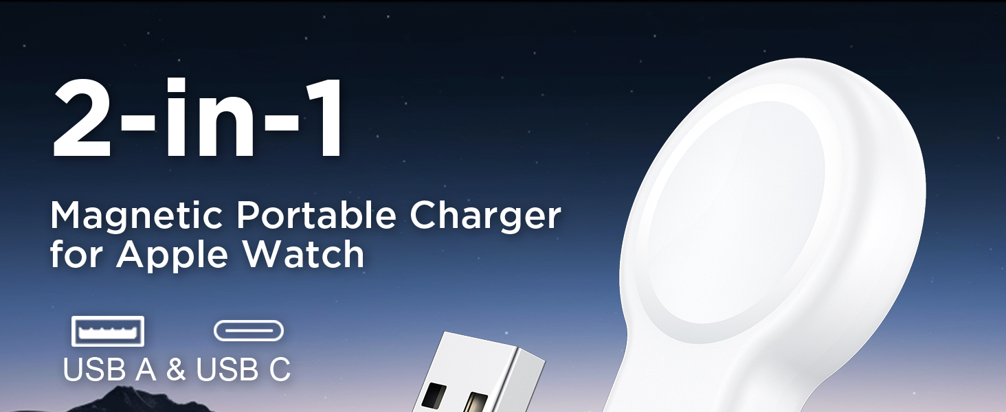 for Apple watch charger USB-A USB-C