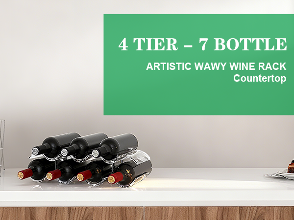 countertop wine rack