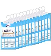 NATRUTH Moisture Absorber Packets, 12 Packs Fragrance Free Moistureproof Desiccant Hanging Bag Us...