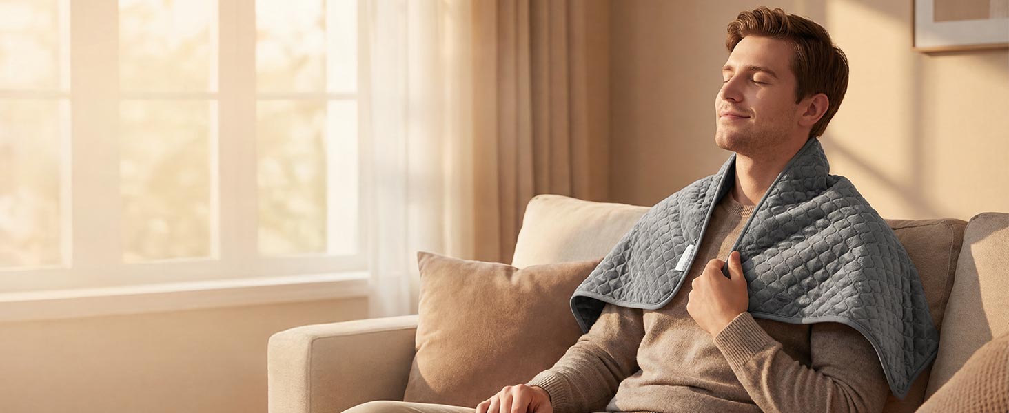 heating pad for neck and shoulders and back