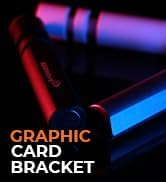 AURAWAVE GPU Support Bracket, Graphics Card Brace Support, Anti-Sag Video Card Holder, Adjustable...