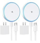 Wireless Charger 15W Fast Mag Charger for Cell Phone 16 Pro Max/16 Pro/16 Plus/16/15/14/13/12 2pa...