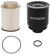6.7L Cummins Fuel Filter Water Separator Set | Replacement for 2013-2018 Dodge Ram 2500 3500 4500...