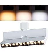 VANoopee 3-Color Dimmable LED Track Lighting Heads H Type Bright Track Light Heads Modern Ceiling...