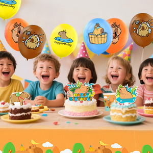 capybara themed party decoration