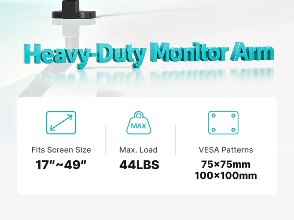 49 inch ultrawide mount desk stand