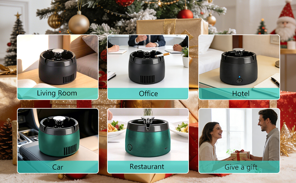 Smokeless Ashtray 2 in 1