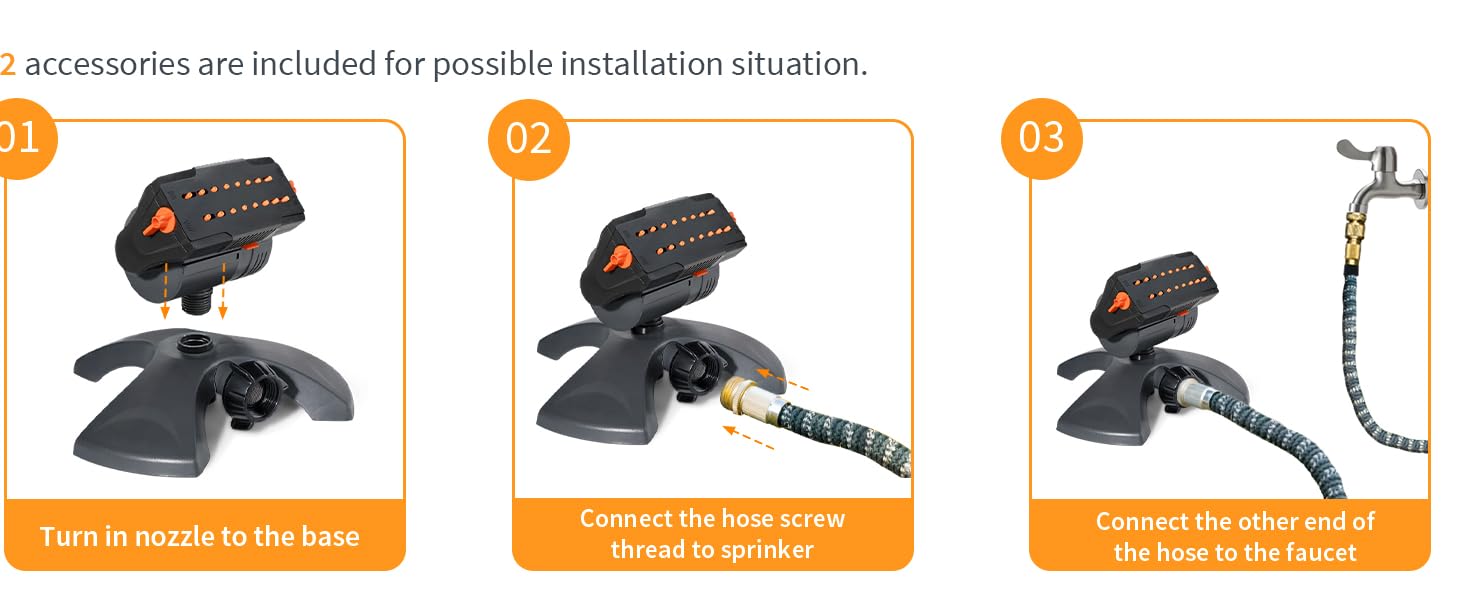 garden oscillate sprinkler, oscillating sprinklers for yard, water sprinkler for lawn