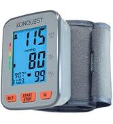 Konquest KBP-2910W Automatic Wrist Blood Pressure Monitor - Accurate - Adjustable Cuff, Large Scr...