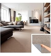 Matace Plush Removable Carpet Tiles-Athena [8 squares-21.52 sqft] Modular DIY Installation, Ultra...