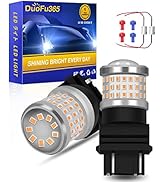 3156 3157 Led Turn Signal Light Amber, Blinker Light Bulb Canbus Error Free with Resistors,Nonpol...