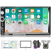 Hodozzy Double Din Car Stereo 7 inch Touchscreen Car Radios with Bluetooth Indash 2 Din Car Audio...
