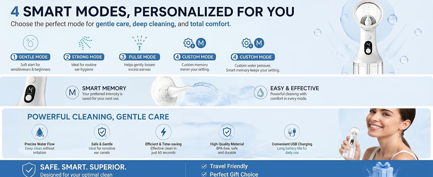 4 SMART MODES, PERSONALIZED FOR YOU