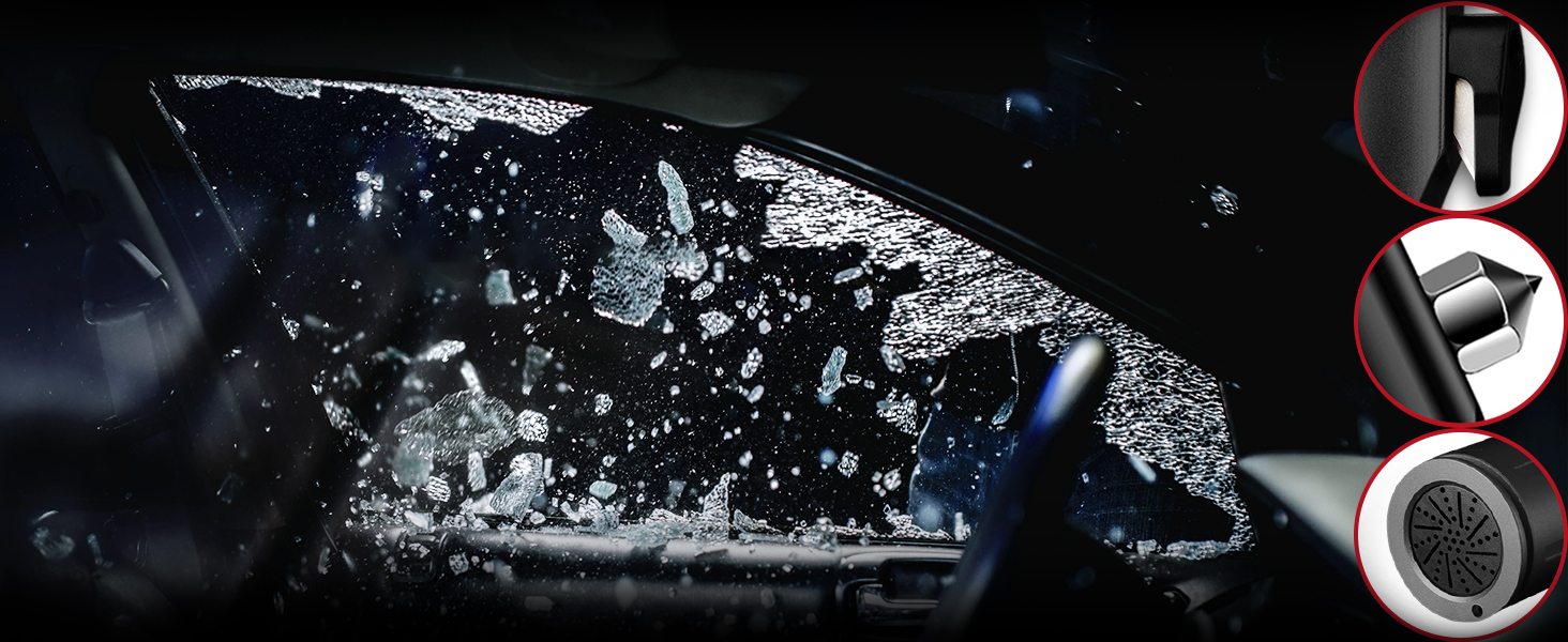 window glass breaker seatbelt cutter