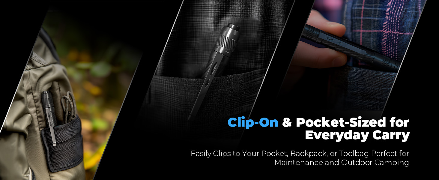 flashlight with clip