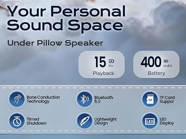 pillow speakers for sleeping