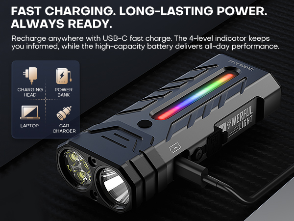 led flashlight rechargeable