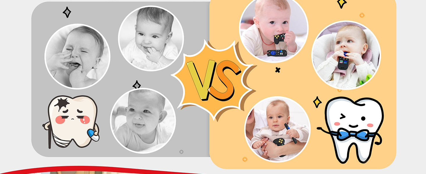 Baby Teething Relief Toys for 3 6 9 12 Months Essentials 