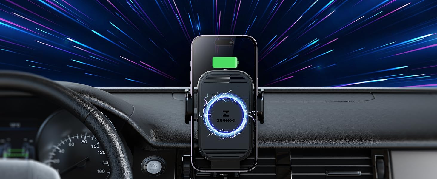 charging phone mount for car