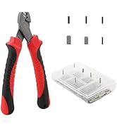 Booms Fishing CP2 Fishing Crimping Tool for Single-Barrel Sleeves, with 300pcs Sleeves