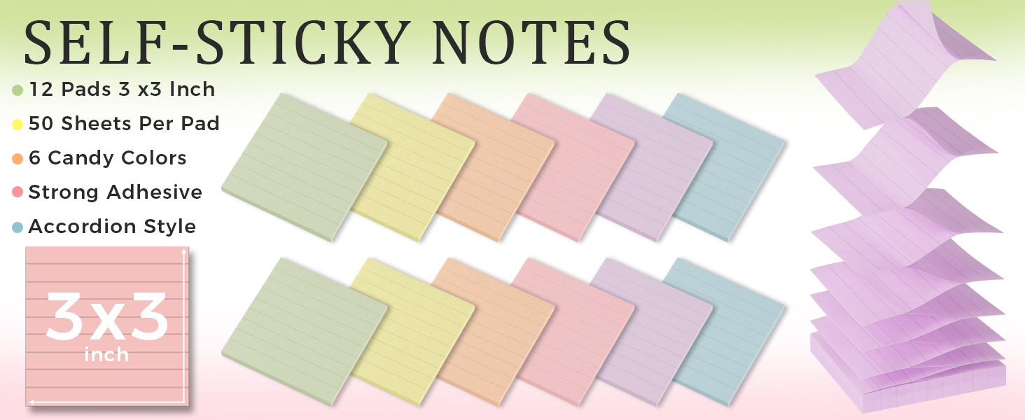 stikcy notes 3*3