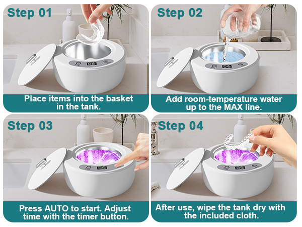 portable travel ultrasonic teeth cleaner