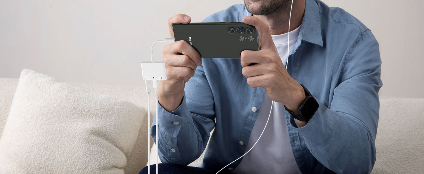 USB C to 3.5mm audio adapter